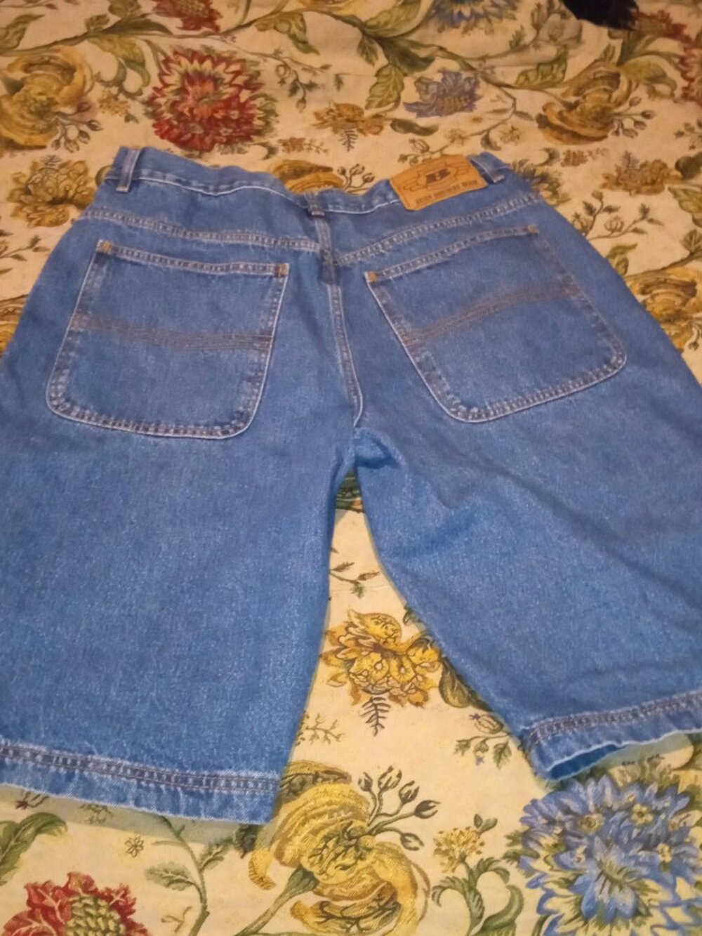 Brian Brothers Denim Jean Shorts Baggy Streetwear Vintage 36